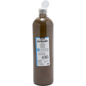 Speciální výtvarná barva Barva na textil Pébéo Setacolor Opaque - 88 Chocolate Objem: 1000 ml