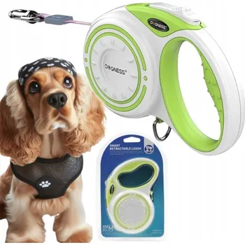 Vodítko pro psa VODÍTKO PRO PSA automatická Svinovací páska blokovací 4 m do 20 kg DOGNESS M