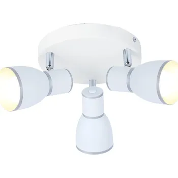 Stropní svítidlo Fido bílé moderní kulaté do obýváku a ložnice CANDELLUX 34 cm