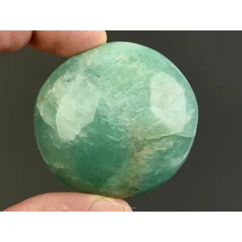 Přírodní kámen Amazonit hladký kámen 108g