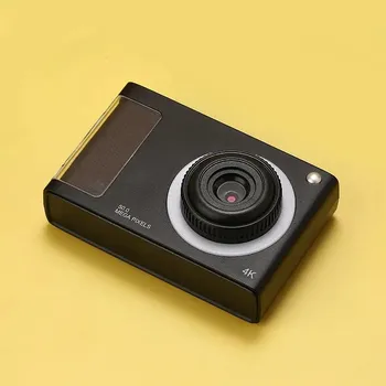Digitální kamera Digitální barevná CCD kamera Fotoaparát pro děti, kompatibilní přenosné video fotografie s funkcí selfie filtru černý