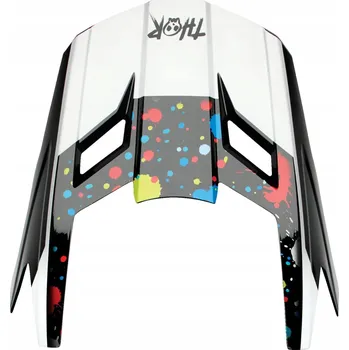 Helma na motorku ŠILT PŘILBY MOTOCYKLOVÉ THOR YOUTH FLEET SPLAT BLACK ČERNÝ