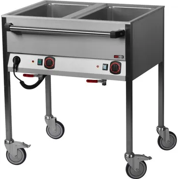 Vodní lázeň elektrická GN 2-1/1 ovládání na delší straně | REDF