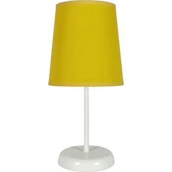 Gala moderní noční lampička do ložnice žlutá s textilním stínidlem 31 cm CANDELLUX LIGHTING