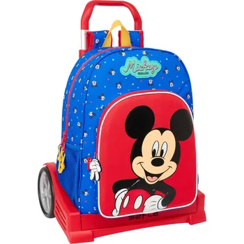Školní batoh Školní batoh na kolečkách Mickey Mouse Clubhouse Good day Modrá (33 x 42 x 14 cm)