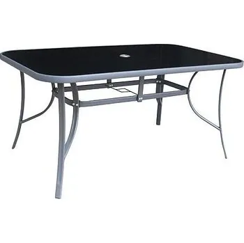 Zahradní stůl STREND PRO Stůl LEQ GREGORY Moonstone, sklo 5 mm