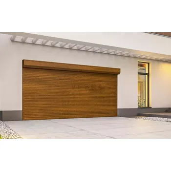Garážová vrata Polfendo - Rolovací garážová vrata RH 77 - Zlatý dub