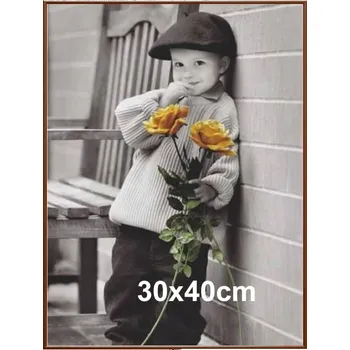 Obraz Hliníkový rám na fotografii nebo plakát 30x40 cm, hnědý