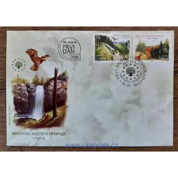 Sběratelství SRBSKO FDC 608/9, ochrana přírody, r. 2015
