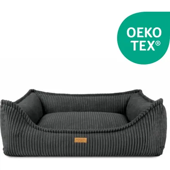Pelíšek pro psa Denzoo Ortopedický Pelíšek pro psa Milano - tmavě šedý VELIKOST: Pro mini psa (vel. S)-70 x 50 cm