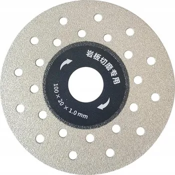 Řezný kotouč 4" 100 mm diamantový řezací kotouč pro porcelánové desky, keramické dlaždice z mramoru