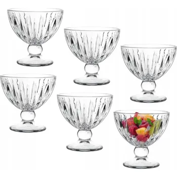 Sklenice Poháry šálky na zmrzlinu dezerty Sada 6 kusů Altom Design Venus 280 ml