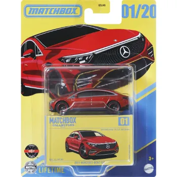 auto na autodráhu Matchbox Collectors 2022 Mercedes-Benz EQS