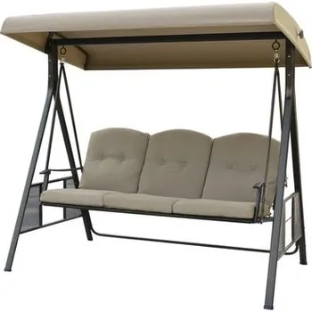 Zahradní houpačka STREND PRO Zahradní houpačka DUBAI, max. 250 kg, béžová