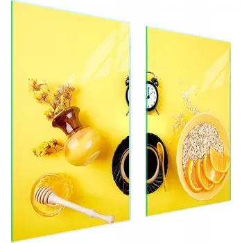 Obraz Skleněná ochranná deska na sporák 75x52 Kuchyně