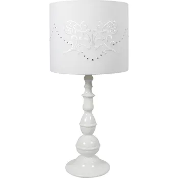 Lampička CANDELLUX LIGHTING Stolní lampa Lans 1x60W E27 bílá