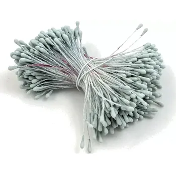 umělá květina Oboustranné květní tyčinky modrošedé matné - 450 ks