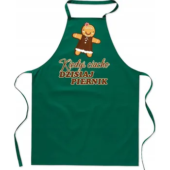Kuchyňská zástěra KUCHYŇSKÁ ZÁSTĚRA zelená NAROZENINY KDYSY FRAJER dárek FA_718_z