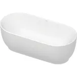 Duravit Luv - Volně stojící vana 1800x850 mm, s panelem a podstavcem, bílá 700434000000000