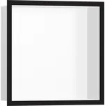 Hansgrohe XtraStoris Individual Výklenek do stěny matná bílá s designovým rámem 300/300/100, matná černá 56099670