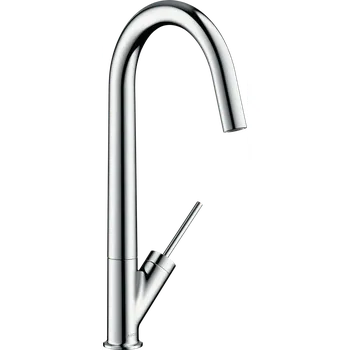 Vodovodní baterie AXOR Starck Páková kuchyňská baterie 300 s otočným výtokem EcoSmart, chrom 12801000