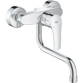 Vodovodní baterie GROHE Eurosmart - Páková dřezová baterie, DN 15, Chrom 31391003