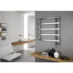 Cordivari Alessandra Electric - Radiátor 1020x530 mm s ručním zapnutím/vypnutím, leštěná nerez 3581680400004