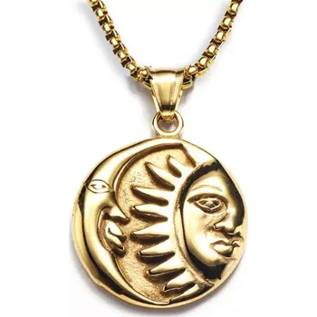 Přívěsek Impress Jewelry Keltské slunce a měsíc zlatá