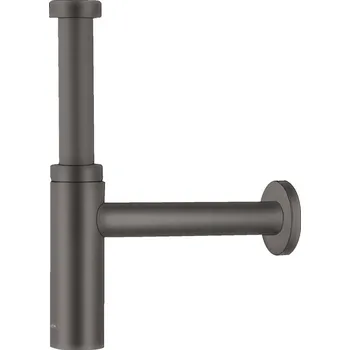 Sifon Hansgrohe Designový sifon Flowstar S, kartáčovaný černý chrom 52105340