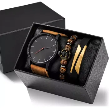 Hodinky Dárková sada Pánské hodinky + dva náramky Jorge