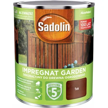 Vrták Sadolin dekorativní lazura na zahradní dřevo Garden teak 0,7L