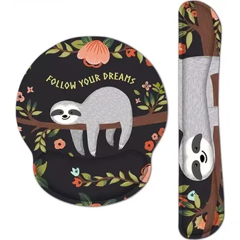 Podložka pod myš Huado Set podložka pod myš a zápěstí Lenochod