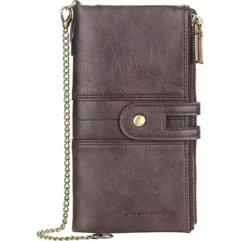 Peněženka Baellerry pánská dlouhá peněženka s řetízkem Hnědá