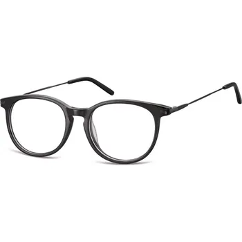 Brýlová obroučka Ovalné brýle bez dioptrii Verbose- černé