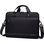 Arctic Hunter aktovka na notebook Remacle Černý 6L