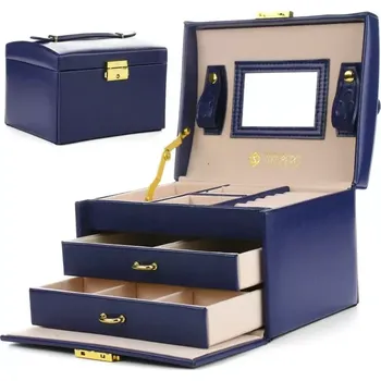 Šperkovnice STENBERG Šperkovnice na šperky i hodinky Granátová