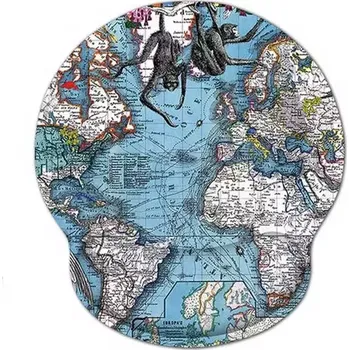 Podložka pod myš Huado ergonomická podložka pod myš Jungle world map