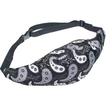 Outdoorové zavazadlo Who cares ledvinka Black nad White