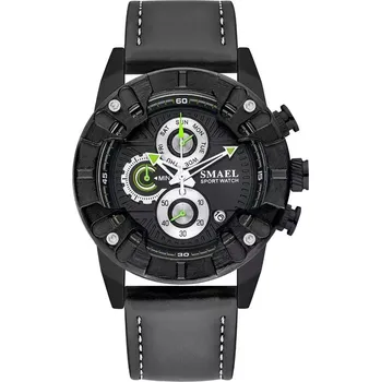Hodinky Smael 9155 Pánské analogové hodinky Stříbrné