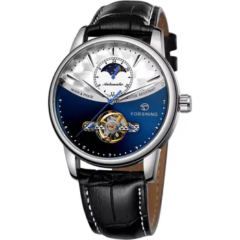Hodinky FORSINING pánské automatické hodinky Moonlight 9M3S3 Modré