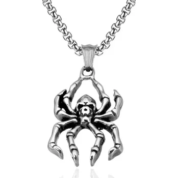 Přívěsek Přívěsek z chirurgické oceli Pavouk Smrtihlav - Model BEZ ŘETÍZKU (pouze přívěsek)