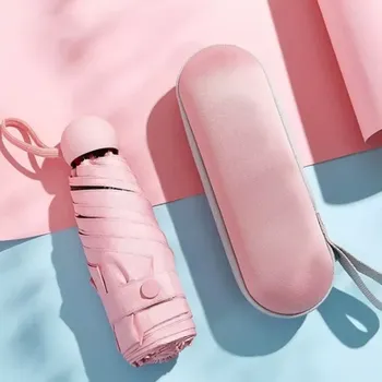 Deštník Carla Skládací mini deštník Růžový