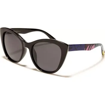 Sluneční brýle GISELLE CAT EYE dámské polarizační sluneční brýle Flower Černé