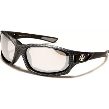 CHOPPERS Biker CARBON-FIBER Sluneční brýle Stříbrné