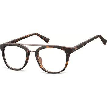 Brýlová obroučka Ovalné brýle bez dioptrii Reverend - Leopardí