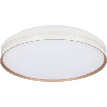 Stropní LED svítidlo Montana 40 cm bílá zlatá moderní kulaté do obýváku a ložnice