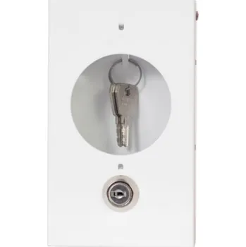 Skříňka na klíč SUPRON 3 Kovová skříňka na klíč se zámkem Barva: Bílá