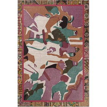 Obraz Koberec Domů Rozměr: 120x180 cm Abstraktní zvuky Wassily Kandinsky