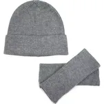 ArtOfPolo set čepice s palčáky minimalism Šedý