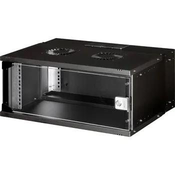 Digitus DN-49201 19 nástěnná rozváděcí skříň (š x v x h) 540 x 240 x 400 mm 4 U černá, černá (RAL 9005)